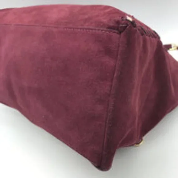 Tory Burch Burgundy Shoulder Bag - Picture 4 of 11